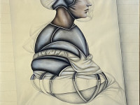 Carmen Aldunate, Sin título, pastel sobre papel, 100 x 73 cm., 1978. Actualmente en exhibición